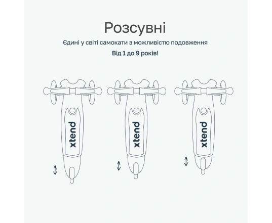 Самокат SmarTrike XTEND MIMI-RIDE - white