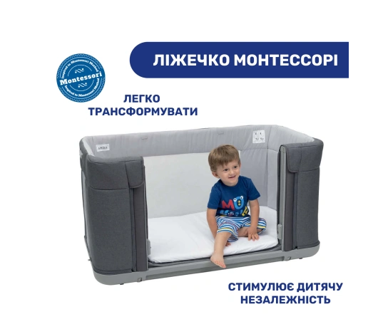 Ліжечко 3 в 1 Chicco NEXT2ME FOREVER кол.04