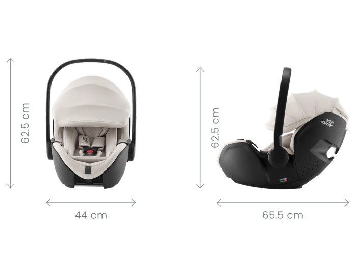 Автокрісло Britax Römer BABY-SAFE PRO LUX з платформою VARIO BASE 5Z - onyx black-82 Britax Römer Baby-Safe Pro Lux — автокрісло 0–15 міс. (40–85 см)-82 - зображення