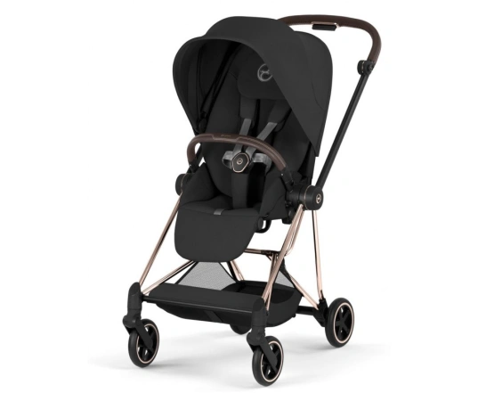 Коляска 2 в 1 Cybex MIOS Comfort Collection 5.0 - sepia black (шасі Rosegold)