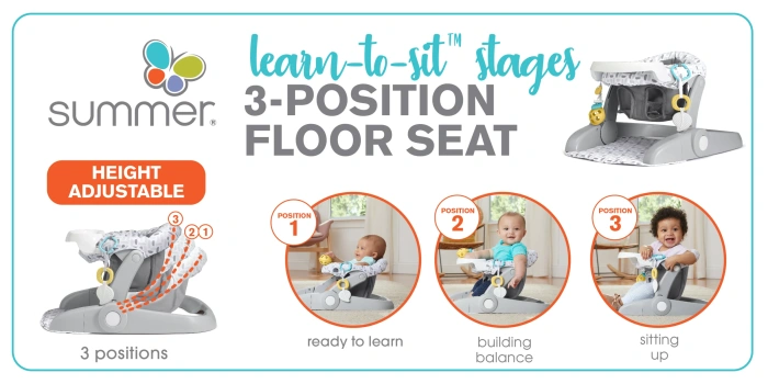 Купити Підлогове сидіння – позиціонер Summer Infant LEARN-TO-SIT з доставкою по Україні | KIDSLINE-38 - зображення