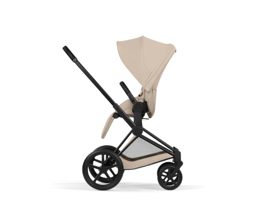 Прогулянкова коляска Cybex PRIAM Style Collection 5.0 - cozy beige (шасі Matt Black)