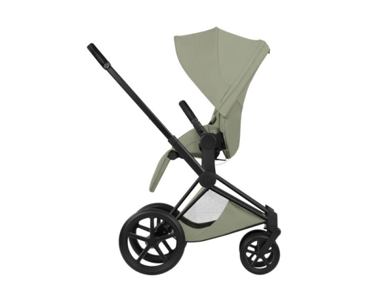Прогулянкова коляска Cybex PRIAM Style Collection 5.0 - sage green (шасі Matt Black)