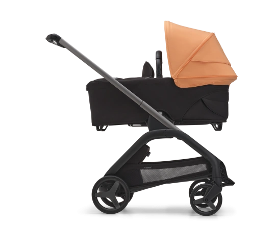 Универсальная коляска 2в1 Bugaboo DRAGONFLY - black/grey melange island coral