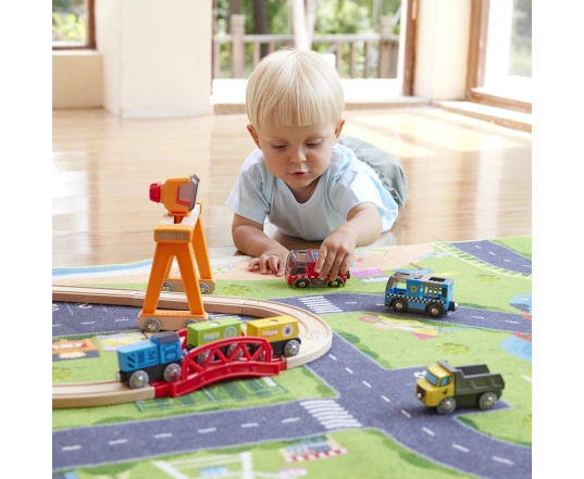 Килим Залізна дорога Play Rug Hape