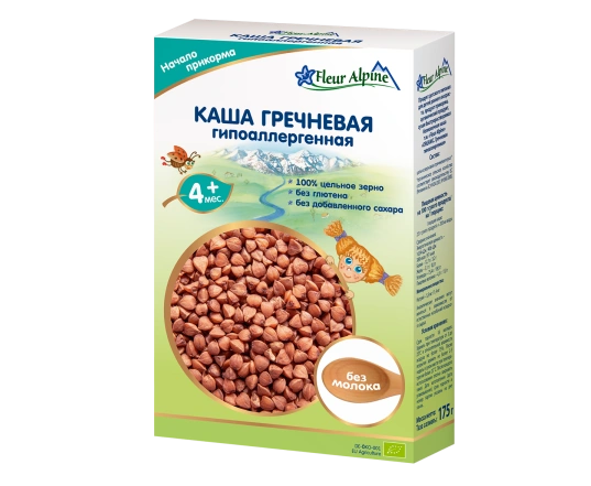 Безмолочна каша Fleur Alpine - Гречана 175г.