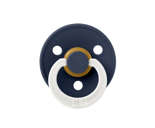Пустышка BIBS Pacifier Colour Latex Size 2 Deep Space GLOW