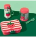 Поїльник з трубочкою Spark Style Skip Hop з нержавіючої сталі - Полуниця