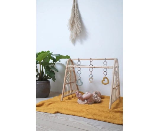 Іграшка - прорізувач BIBS Baby Bitie Heart Dark Oak