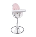 Стульчик для кормления Bloom Fresco White в комплекте с вкладышами из экокожи - Rosewater