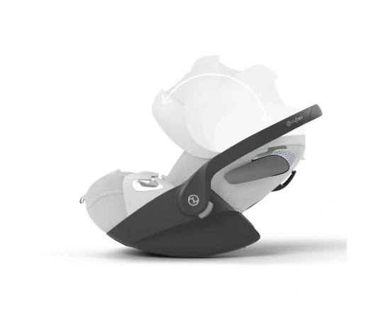 Автокресло Cybex CLOUD T-iSIZE PLUS 0-13кг - platinum white