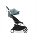 Прогулянкова коляска Stokke YOYO³ з 6 місяців Aqua (шасі White)