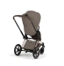 Прогулянкова коляска Cybex PRIAM Style Collection 5.0 - coconut brown (шасі Rose Gold)