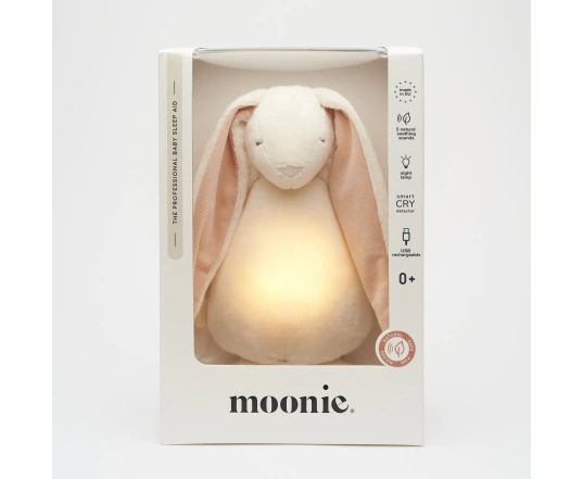Музичний зайчик з нічником MOONIE Powder