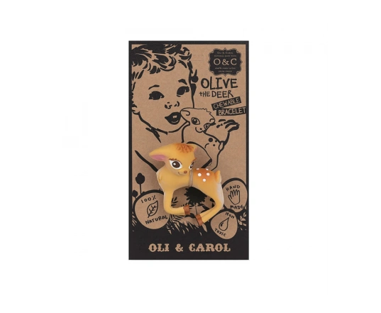 Браслет - гризунок Oli&Carol ОЛЕНЬ ОЛІВ