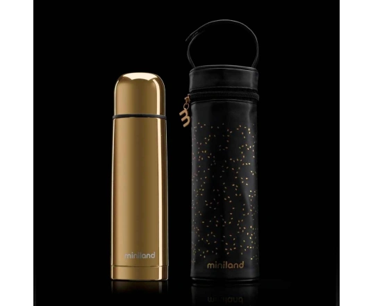 Термос для рідин золото + термосумка Miniland Deluxe Thermos Gold 500ML
