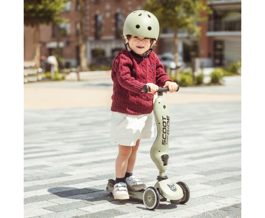 Самокат Scoot and Ride серії Highwaykick-1, оливковий, 1-5 років