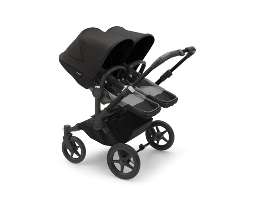 Універсальна коляска 2в1 Bugaboo Donkey5 Mono Midnight black/Grey mélange-Midnight black