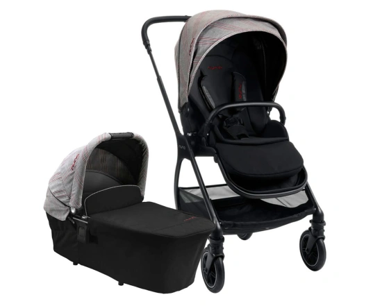 Коляска 2 в 1 Triv Limited Collection, цвет Ellis, черный в клетку