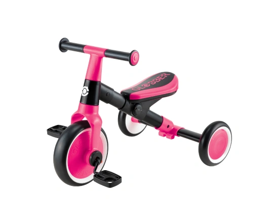 Велосипед дитячий GLOBBER серії LEARNING TRIKE 2в1 - Фуксія