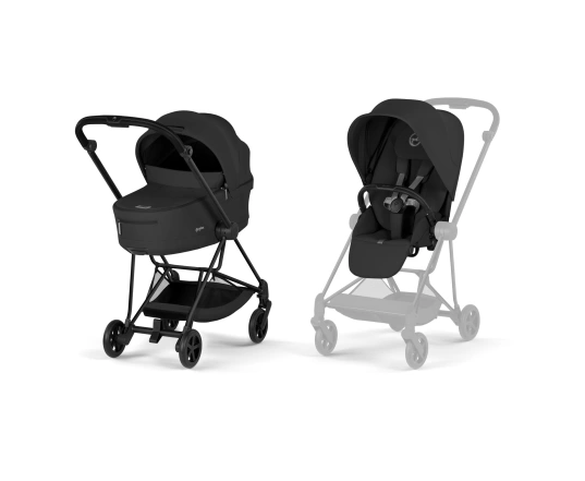 Коляска 2 в 1 Cybex MIOS Style Collection 5.0 - sepia black (шасі Matt Black)