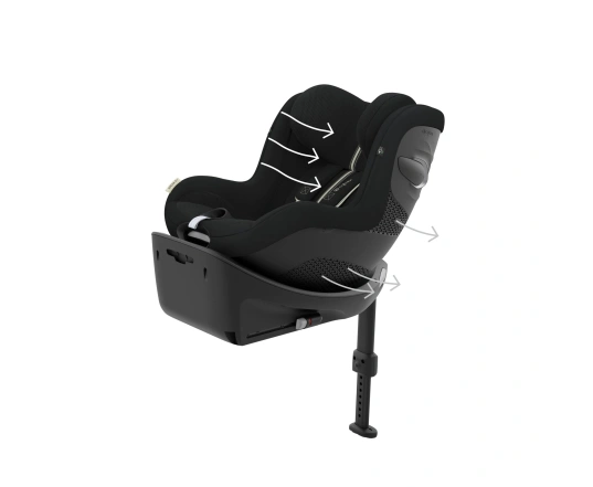 Автокресло Cybex SIRONA G i-SIZE PLUS - moon black