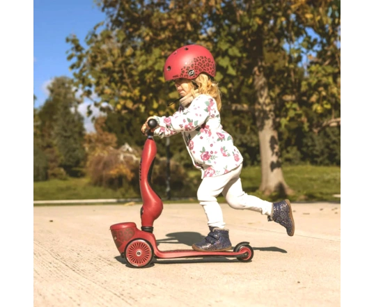 Самокат Scoot and Ride серії Highwaykick-1 Lifestyle Вишневий, до 3р/20кг