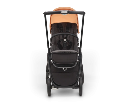 Прогулянкова коляска Bugaboo DRAGONFLY - black/grey melange island coral