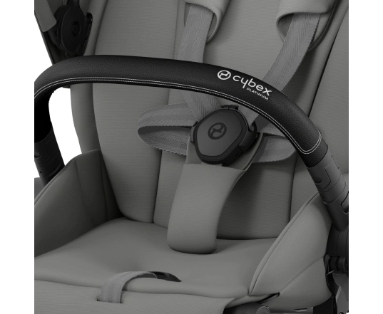 Прогулочная коляска Cybex Priam Mirage Grey  (шасси Matt Black)