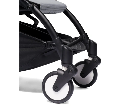 Универсальная коляска 2 в 1 Stokke YOYO³ +  люлька Bassinet BABYZEN Stone (шасси Black)