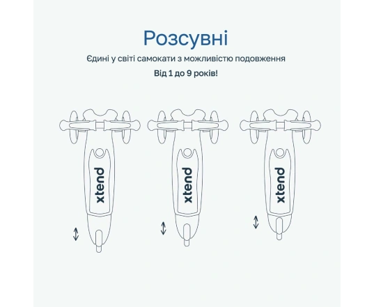 Самокат SmarTrike XTEND MIMI-RIDE - blue