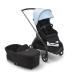 Универсальная коляска 2в1 Bugaboo DRAGONFLY - black/grey melange skyline blue