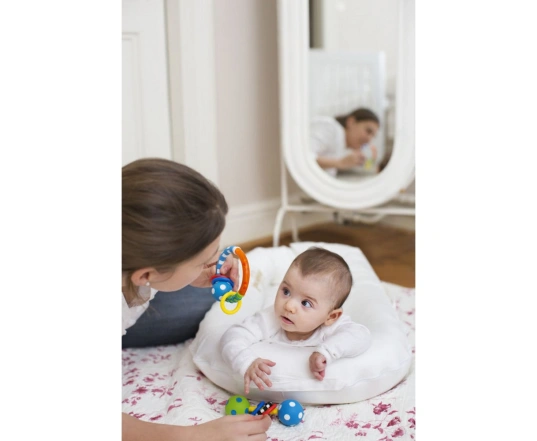 Матрац - кокон для новонародженого DockATot DELUXE+(0-8M), Silver Lining