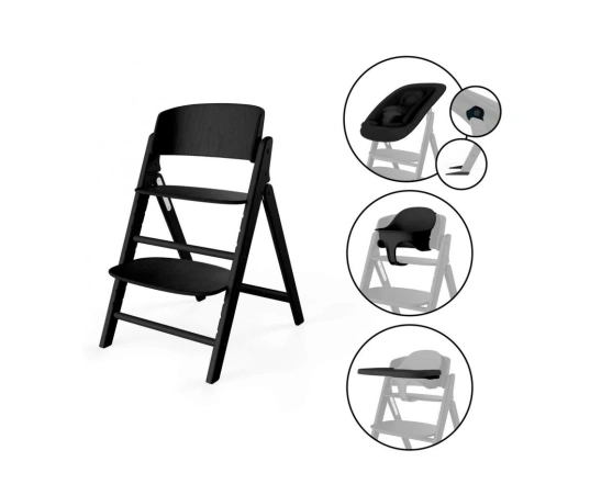 Стульчик для кормления 4в1 Cybex CLICK&FOLD - stunning black