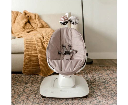 Шезлонг качалка 4Moms MAMAROO 5.0 - rosewood (лимитированая версия)