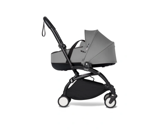 Універсальна коляска Stokke YOYO³ + люлька Bassinet  BABYZEN Grey (шасі White)