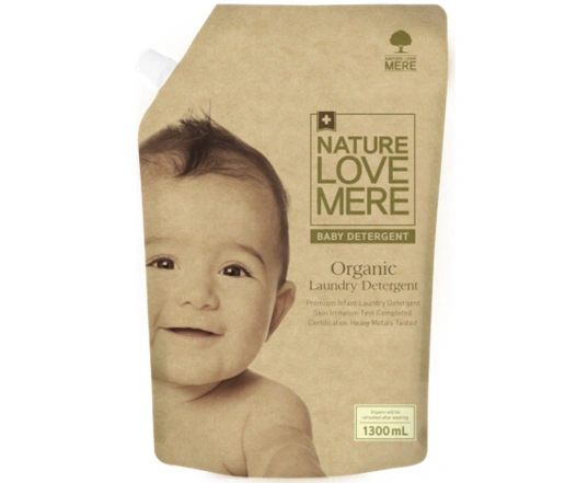 Органічний гель для прання дитячого одягу NatureLoveMere, 1300мл (м'яка упаковка)