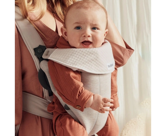 Рюкзак-кенгуру Bebé Mini BabyBjörn (тканина 3Д трикотаж) - Бежевий