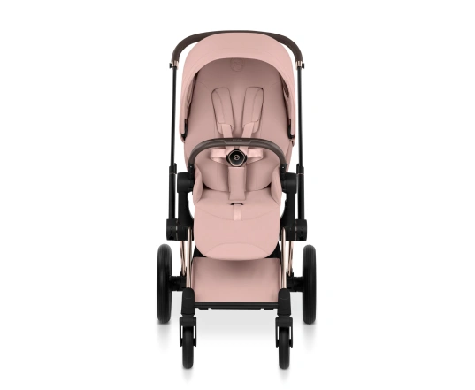 Прогулочная коляска Cybex Priam Style Collection 5.0 - peach pink (шасси Rosegold)
