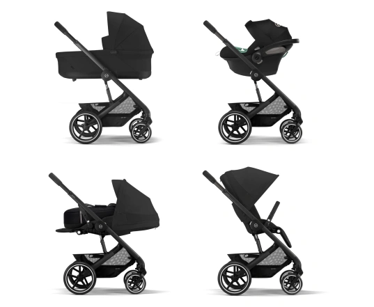 Універсальна коляска 2 в 1 Cybex BALIOS S LUX - moon black 
