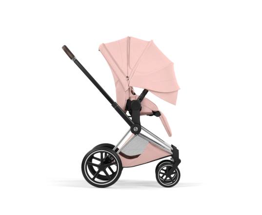 Прогулянкова коляска Cybex PRIAM Style Collection 5.0 - peach pink (шасі Chrome Brown)