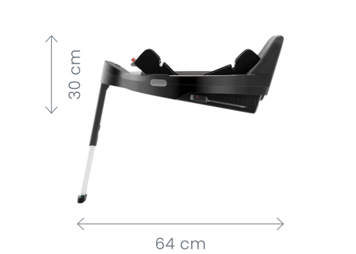 Автокрісло Britax Römer BABY-SAFE PRO LUX з платформою VARIO BASE 5Z - onyx black-83 Britax Römer Baby-Safe Pro Lux — автокрісло 0–15 міс. (40–85 см)-83 - зображення