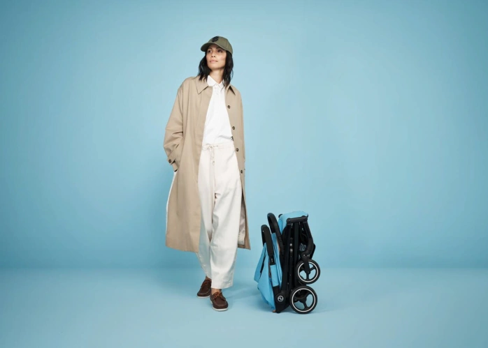 Купить Прогулочная коляска Cybex Beezy - Beach Blue turquoise с доставкой по Украине | KIDSLINE-35 - изображение