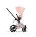 Прогулянкова коляска Cybex PRIAM Style Collection 5.0 - peach pink (шасі Chrome Brown)
