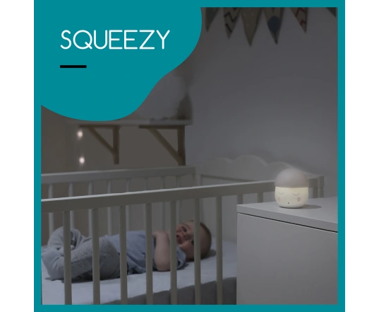 Нічник м'який Squeezy Nightligh Babymoov - Сірий