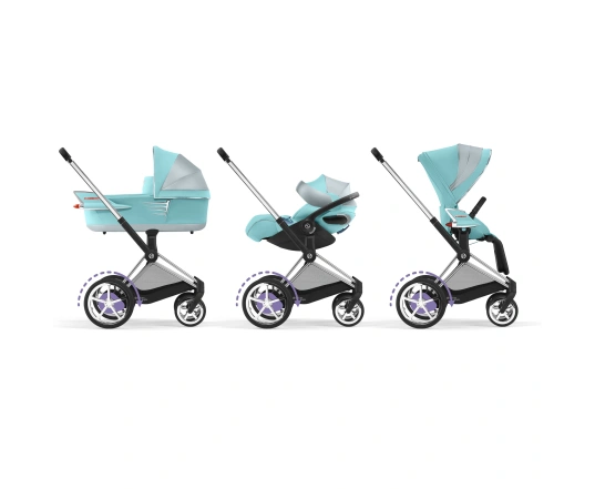Универсальная коляска Cybex ePriam 2 в 1 Jeremy Scott Car