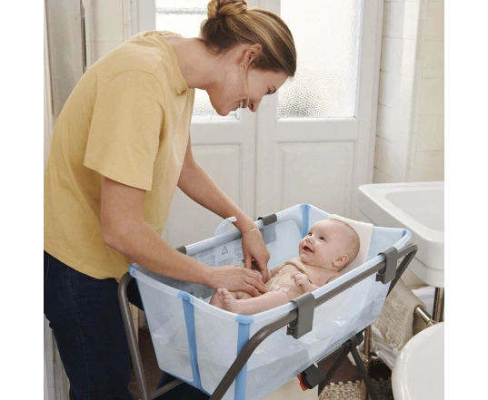 Комплект ванночка для купання Stokke FLEXI BATH та ніжки FLEXI BATH Stand - лавандовий