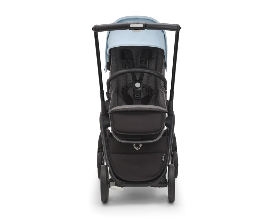 Прогулочная коляска Bugaboo DRAGONFLY - black/grey melange skyline blue