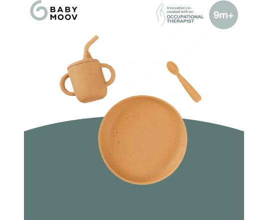 Набор посуды детский силиконовый Babymoov - little arty (от 9 мес)