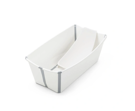 Комплект ванночка для купания Stokke FLEXI BATH и подставка - белый